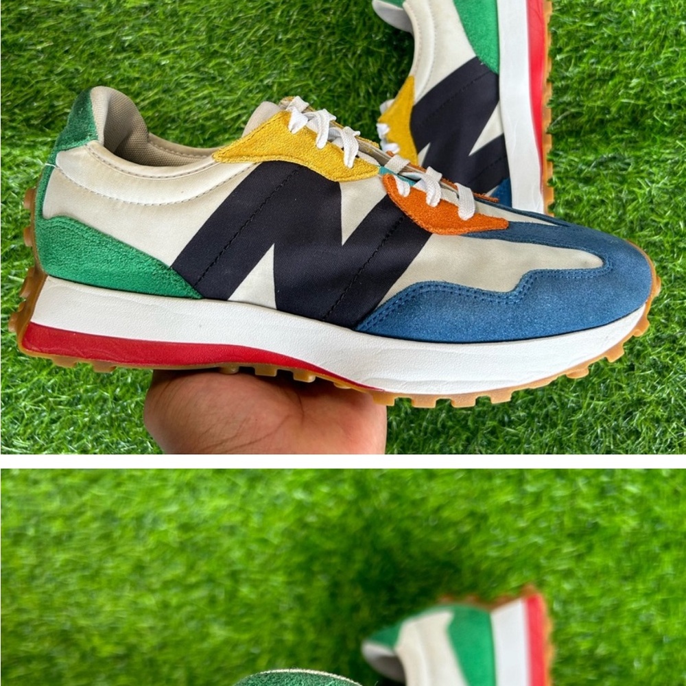 Used but perfect condition new balance 327 size 10.5 multi colour